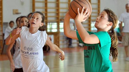Peace Players International teaches kids in divided communities the principles of resolving conflicts through basketball. Children start as young as 5 and can  continue into their 20s.