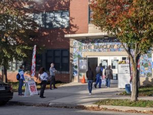 Barclay Elementary School polling place