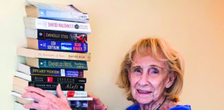 Ida Rothenberg with books