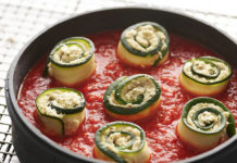 vegan zucchini rolls