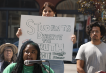 Protest against bills banning critical race theory in classrooms