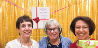 From left: Kappa Guild members Wilma Samuelson, Sheila Mentz and Miriam Stern