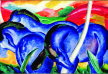 Franz Marc, “The Large Blue Horses”