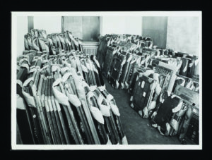 Johannes Felbermeyer, Artworks in storage at the Central Collecting Point, Munich, [ca. 1945-1949]