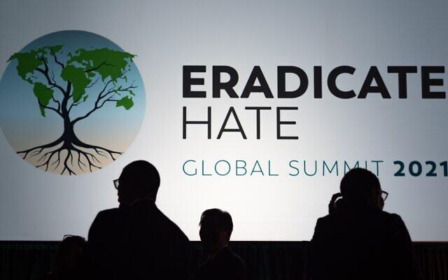 Attendees at the Eradicate Hate Global Summit