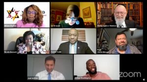 Attendees of the Maryland Jewish Republican Council’s webinar “Blacks, Jews, and Conservatives: The New American Revivalists” 