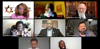 Attendees of the Maryland Jewish Republican Council’s webinar “Blacks, Jews, and Conservatives: The New American Revivalists”