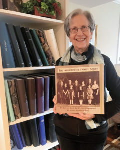 Audrey Polt holds her mother’s heritage album