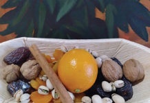 fruits and nuts for Tu B'Shevat