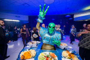 Alien-themed b'nai mitzvah celebration by Innovative Party Planners