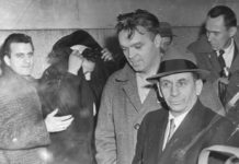 Meyer Lansky in Hat with Others