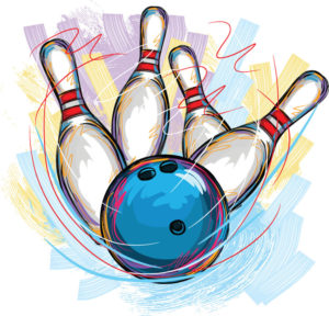 Bowling pins clip art