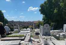 Destroyed graves