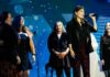 Idina Menzel sings at AMIT event
