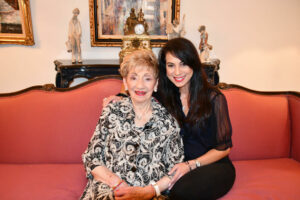Jessica Silverman and her grandmother, Minnie Osher
