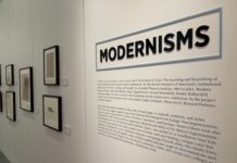 The “Modernisms” art exhibit.