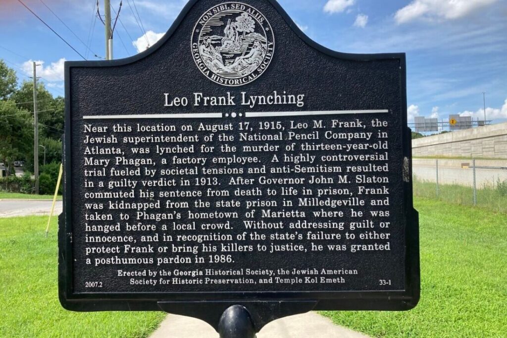 A historical marker.