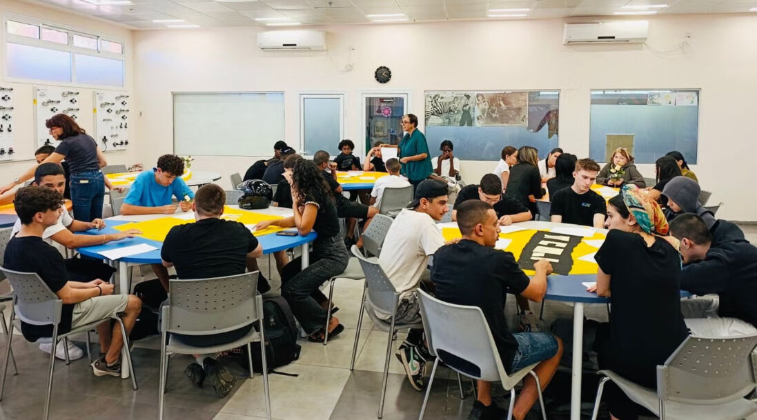 At Tel Aviv school of last resort, missile damage from war bring challenges—and opportunities