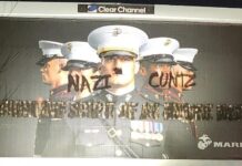 Baltimore Billboard Vandalized With Nazi Imagery