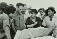 Henrietta Szold in her element in Israel.