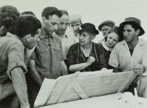 Henrietta Szold in her element in Israel. 
