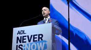 ADL CEO Jonathan Greenblatt speaks onstage at ADL’s Never Is Now at Javits Center on March 3, 2025, in New York City.