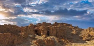 Qumran: Cave of the Column, also known as “Ma’arat Teumim” (The Twin Caves), July 2026.