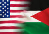 Jordan, USA flag together.