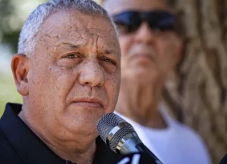 Opinion: The Israeli Opposition’s Only Way to Win Yashar party chairman Gadi Eisenkot visits Kibbutz Nir Oz, near the Gaza border, as part of his election campaign, Aug. 5, 2026.